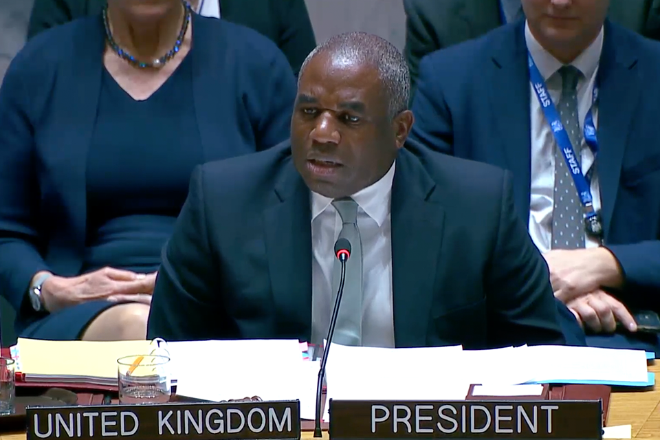 Imagem relacionada à notícia: Não há desculpas para restrições israelitas à ajuda humanitária: Declaração do Reino Unido no Conselho de Segurança da ONU