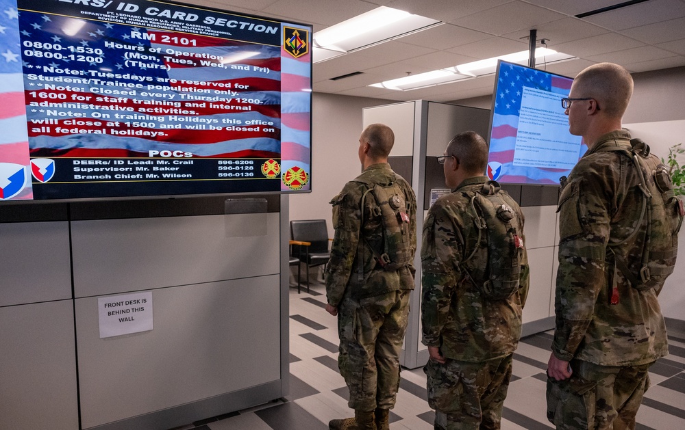 Imagem relacionada à notícia: Fort Leonard Wood ID Card Office atualiza as horas de serviço