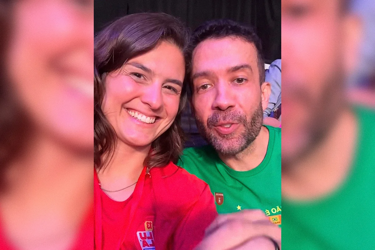 A deputada federal eleita Luna Zarattini (PT) e o deputado federal André Janones (Rede-MG)