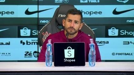 Veja a entrevista coletiva de Léo Porto, auxiliar do Corinthians, após jogo contra o Vitória