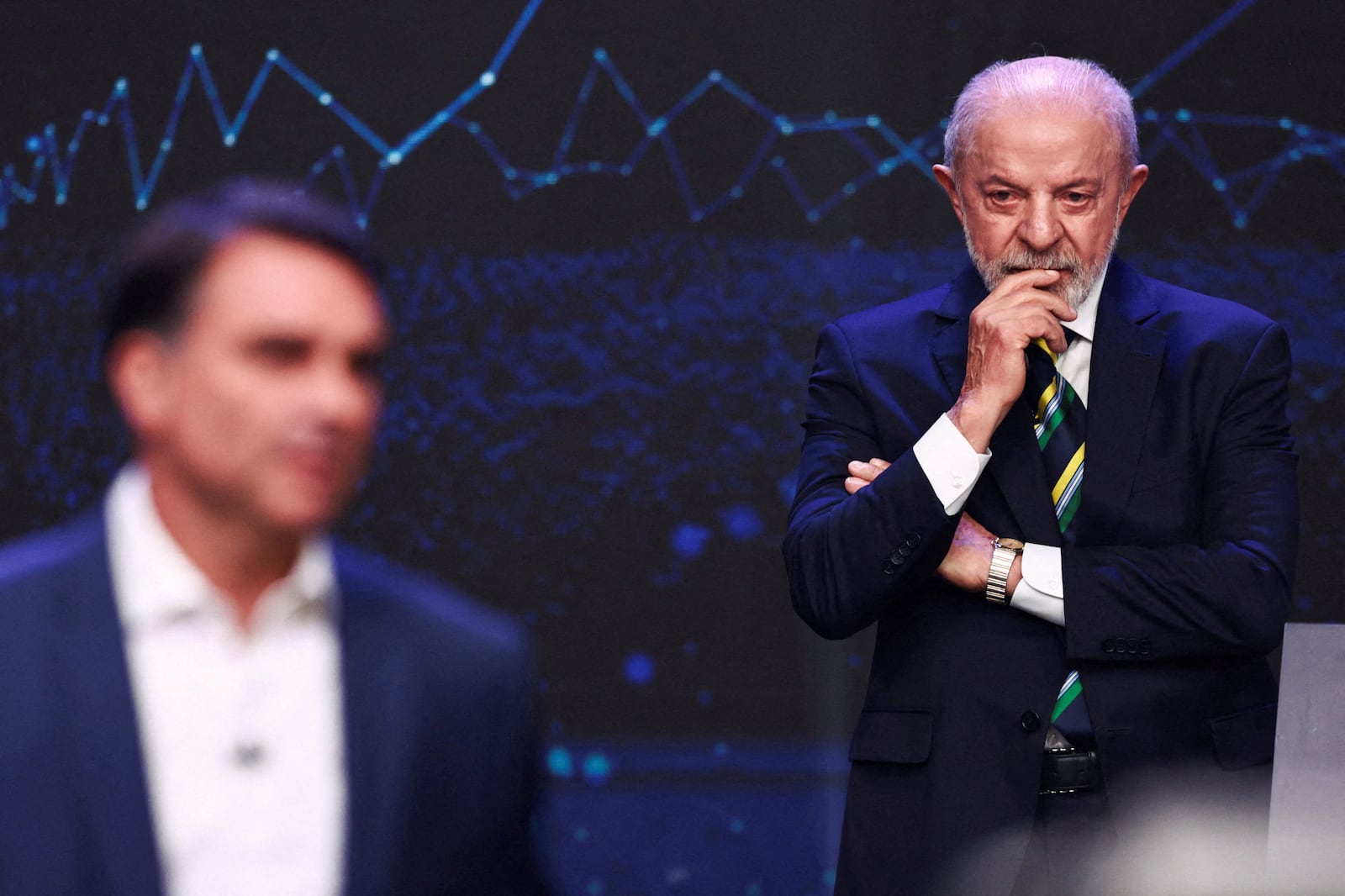 Lula diz que primeiro debate presidencial teve nível 'muito baixo' Jean Carniel/REUTERS - 18.10.2026