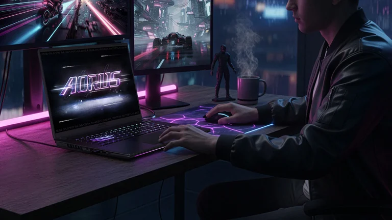 Novo notebook da Gigabyte tem desempenho de PC gamer com RTX 5090