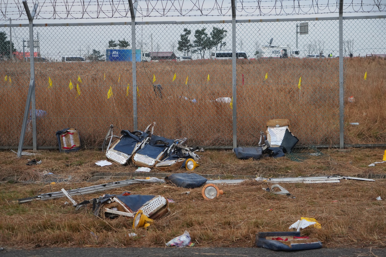 Boeing B737-800 da companhia aérea sul-coreana Jeju Air, caiu no domingo e provocou a morte de 179 pessoas — Foto: Chang W. Lee/The New York Times