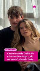 Casamento de Guilia Be e Conor Kennedy: tudo sobre os 3 dias de festa