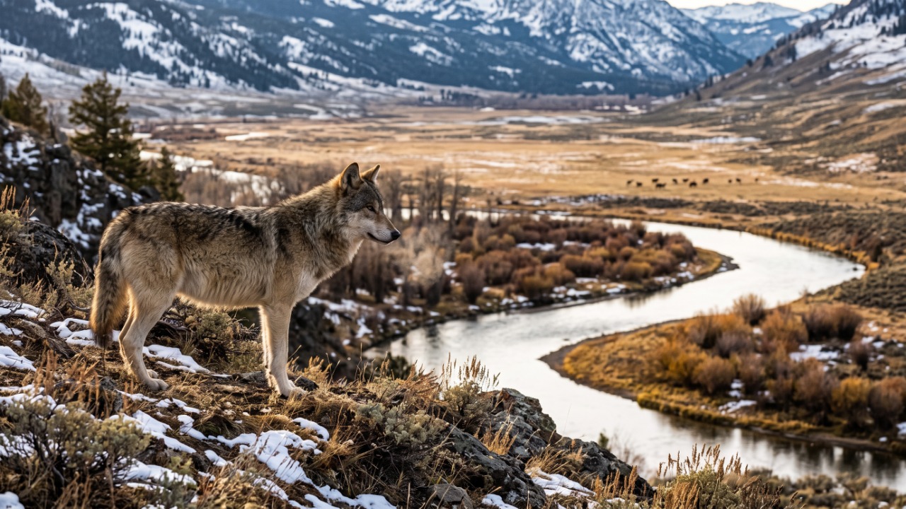 Em 1995, os primeiros 14 lobos-cinzentos voltaram a Yellowstone depois de 70 anos sem nenhum: três décadas depois, os cientistas confirmam que os alces mudaram de comportamento e os salgueiros voltaram a crescer