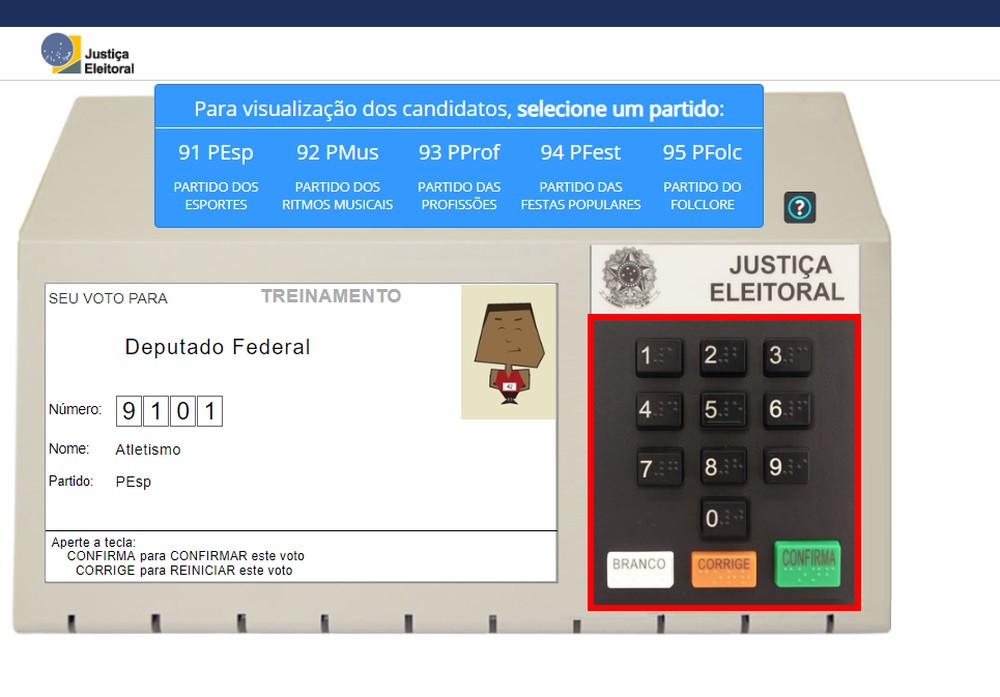Como votar na urna eletrônica nas Eleições 2026: veja ordem de votação