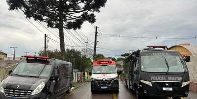 Homem foi neutralizado pela polícia Foto: Divulgação/PMPR