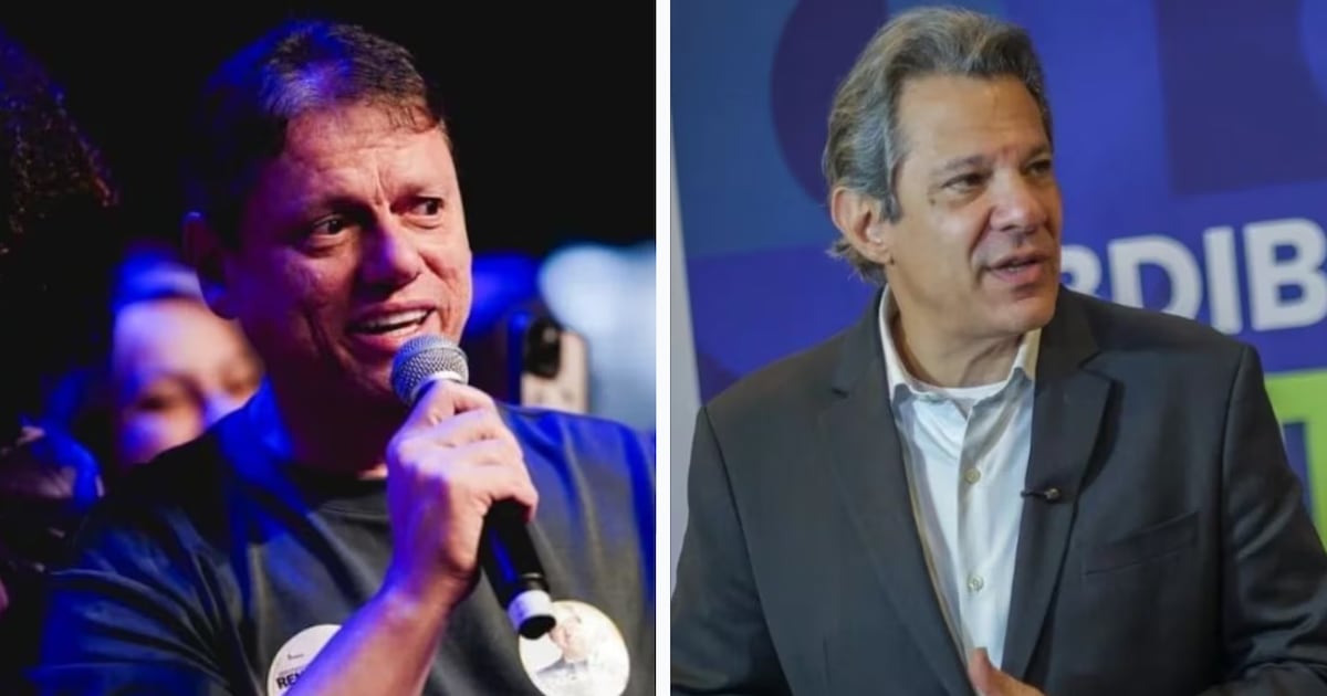 Datafolha: em São Paulo, Tarcísio lidera com 60% dos votos válidos no 1º turno; Haddad tem 35%