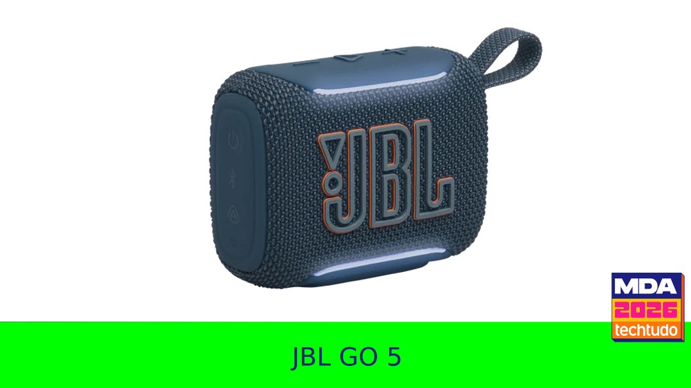 JBL Go 5 MDA 2026 — Foto: Arte/TechTudo