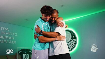 Mayke encontra Giay no Palmeiras e ganha camisa da Argentina