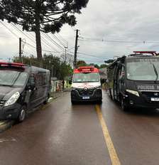 Homem foi neutralizado pela polícia Foto: Divulgação/PMPR