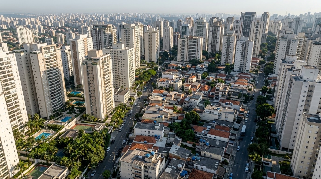Uma cidade pode ganhar milhares de moradores sem crescer na mesma proporção para os lados quando novos edifícios ocupam uma área que já tinha ruas e infraestrutura
